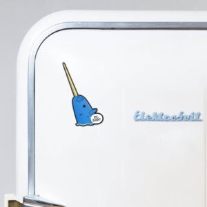 Mr. Narwhal Vinyl Magnet - Image 3