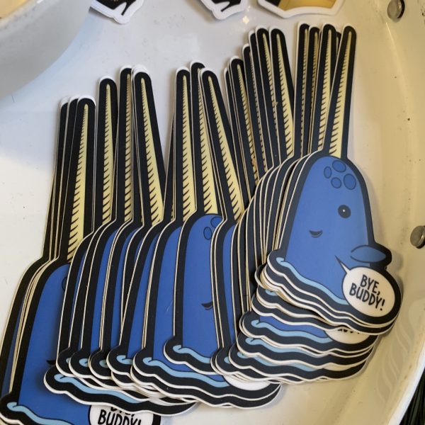 Mr. Narwhal Sticker