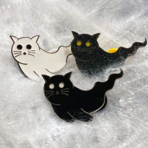 Ghost Cat Sticker —