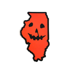 Halloween in Illinois Sticker
