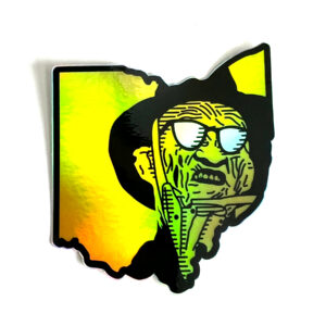 Beach Body Freddy Holographic Sticker